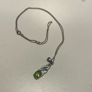 Celtic Green Necklace
